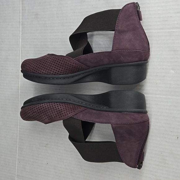 Dansko  Laura Leather Purple Ankle Strap Shoes EU 37 US 6.5-7 - Picture 4 of 10
